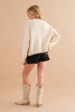 Load image into Gallery viewer, Cable Stich Oversized Sweater
