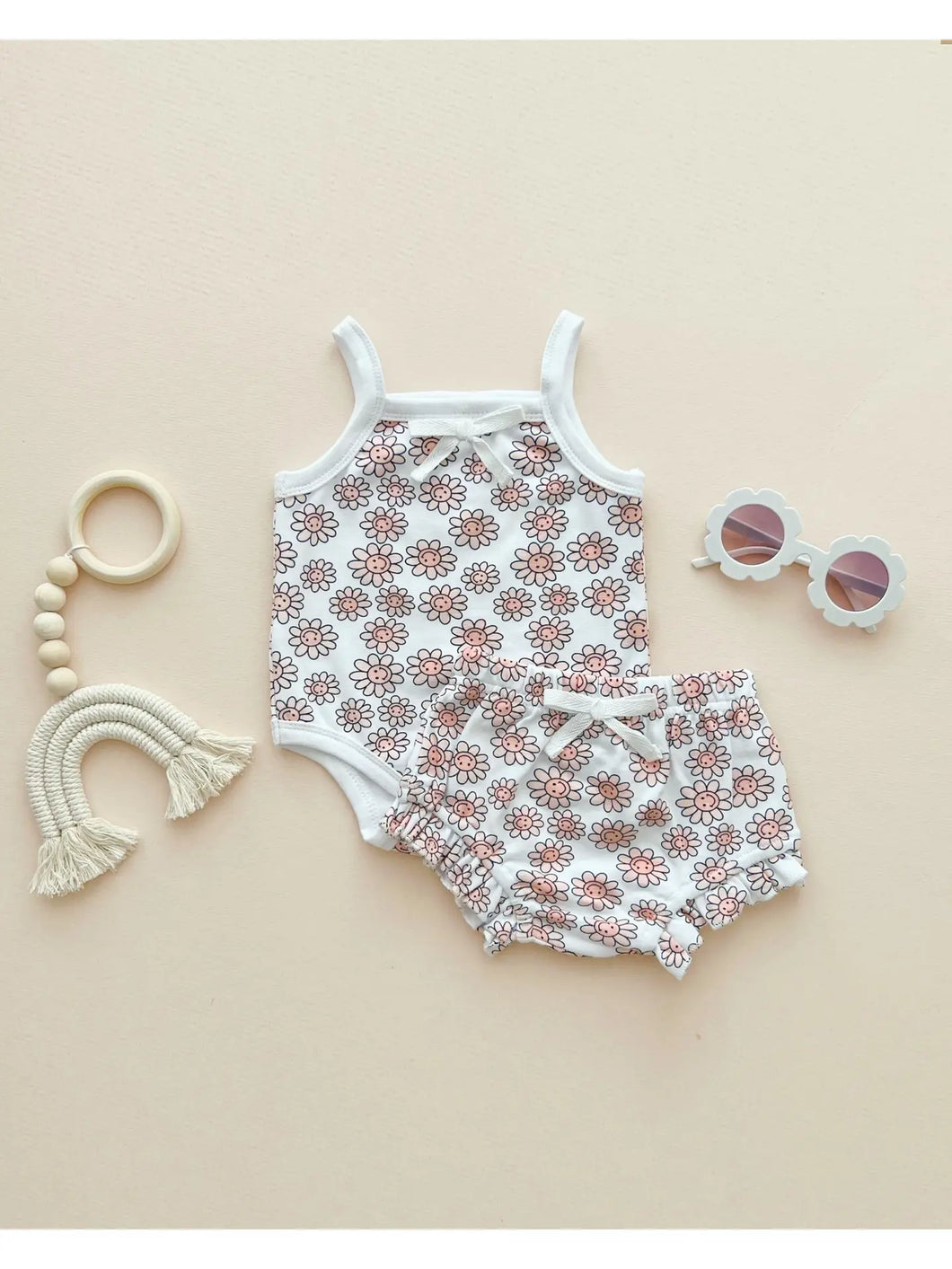 Happy Daisy Shorts Set